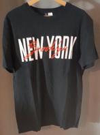 Divided zwart heren T-shirt "New York Brooklyn" maat M, Kleding | Heren, Maat 48/50 (M), Zwart, Zo goed als nieuw, H&M Divided