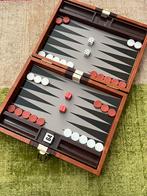 Vintage Backgammon Reisspel Van binnen is Glad, Een of twee spelers, Ophalen of Verzenden, Gebruikt, Reisspel