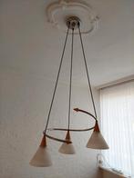 Mooie Hanglamp, 3 Lamps Cirkel., Huis en Inrichting, Lampen | Hanglampen, Ophalen of Verzenden, Zo goed als nieuw, Minder dan 50 cm
