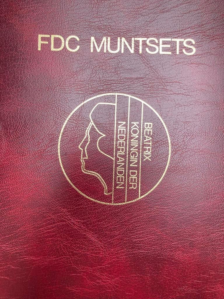 Importa FDC Muntsets Albums Rood, Ophalen of Verzenden, Verzamelmap