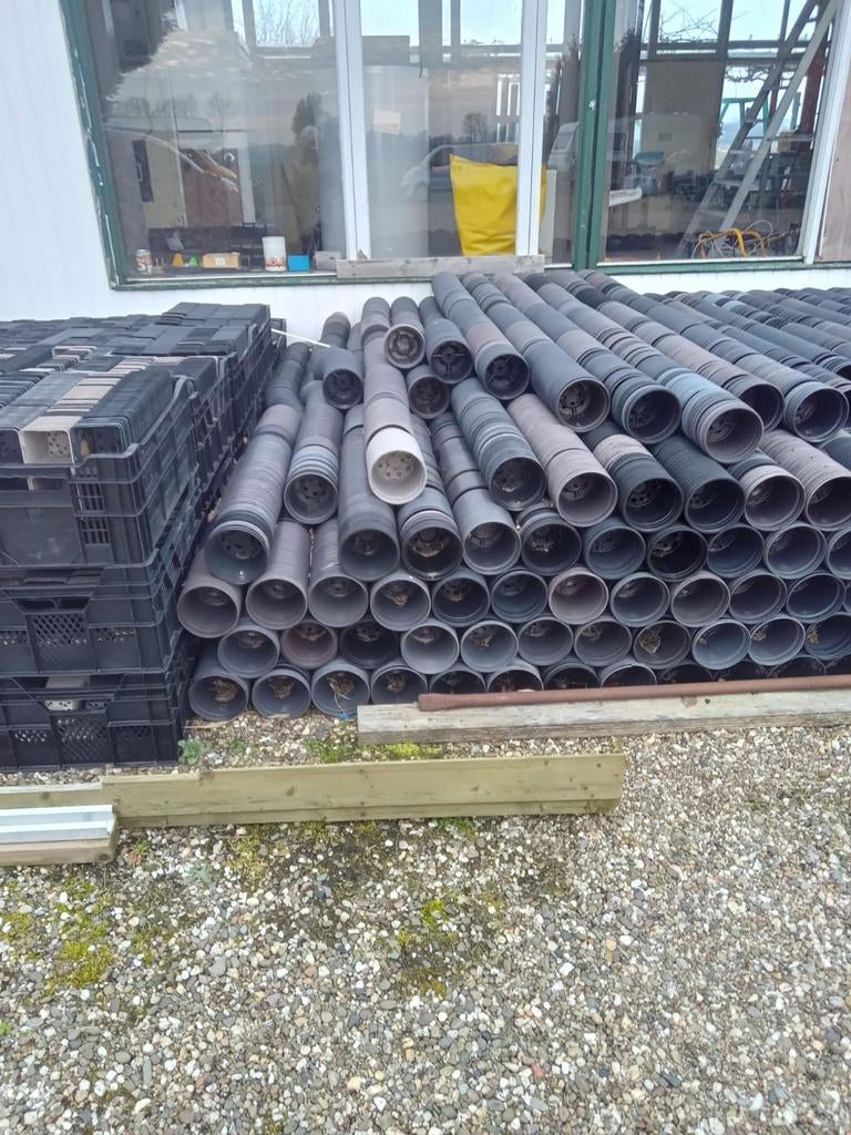 Kweekpotten / kweekpotjes / kweekpot, Tuin en Terras, Bloempotten, Ophalen, Kunststof, Rond, Minder dan 40 cm