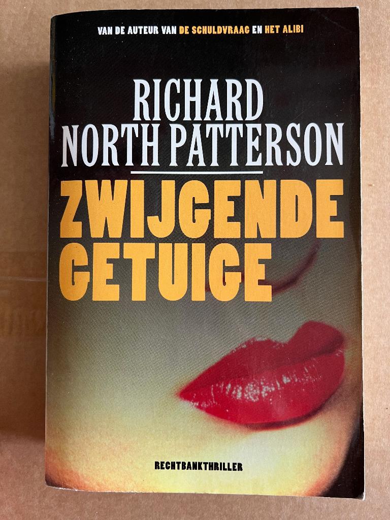 Richard North Patterson: Zwijgende getuige, Boeken, Ophalen of Verzenden, Gelezen, Amerika