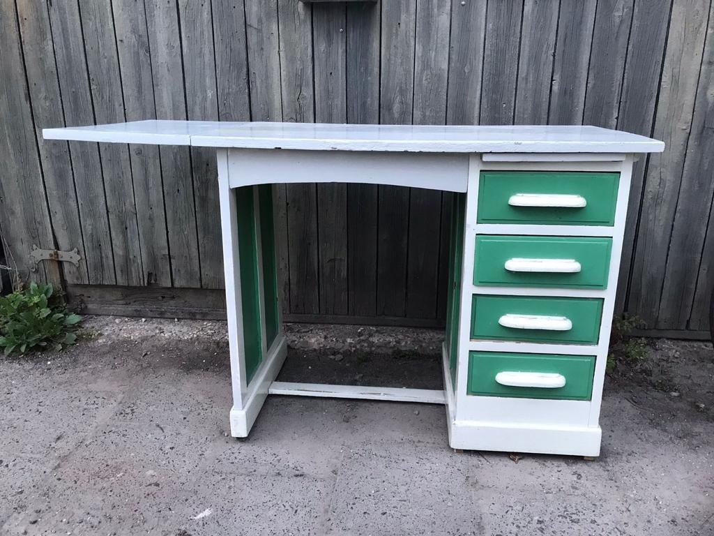 Vintage bureautje, Huis en Inrichting, Ophalen, Gebruikt