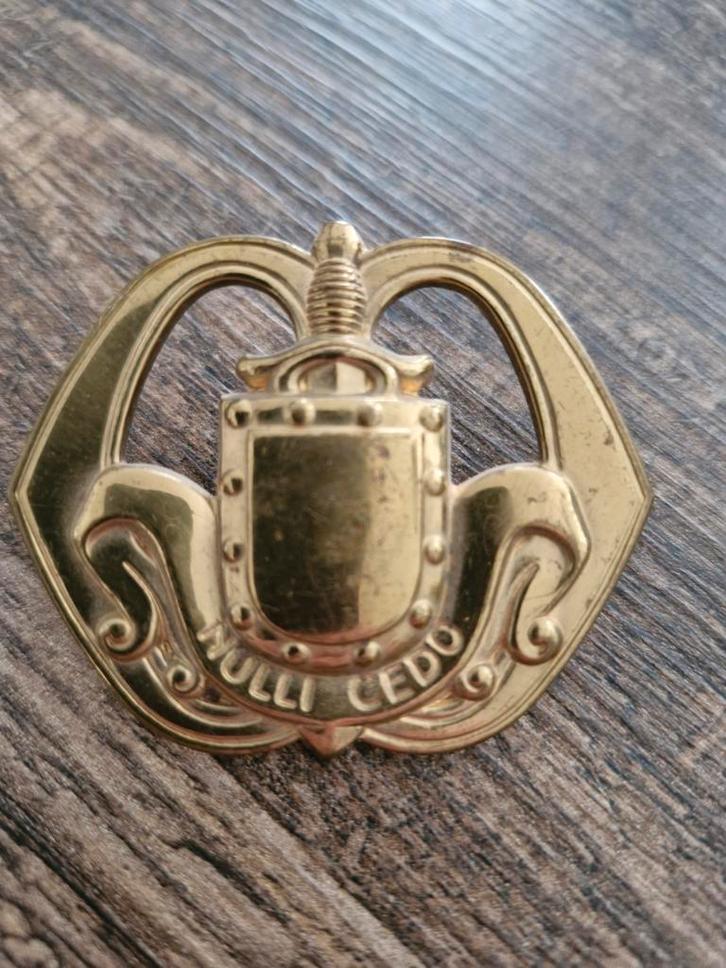 Barret embleem van de infanterie, Verzamelen, Militaria | Algemeen, Landmacht, Embleem of Badge, Nederland, Ophalen of Verzenden