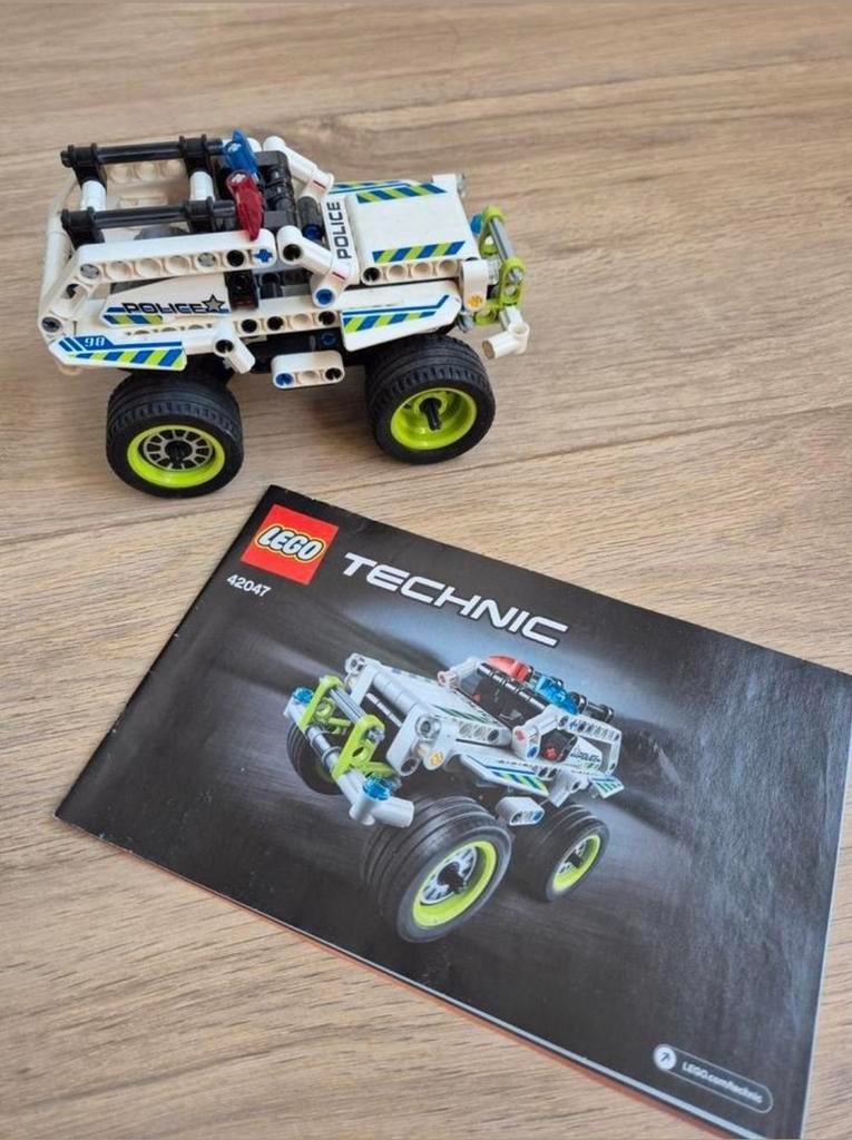 42047 lego technic politie onderscheppingsvoertuig, Ophalen of Verzenden, Gebruikt, Complete set, Lego