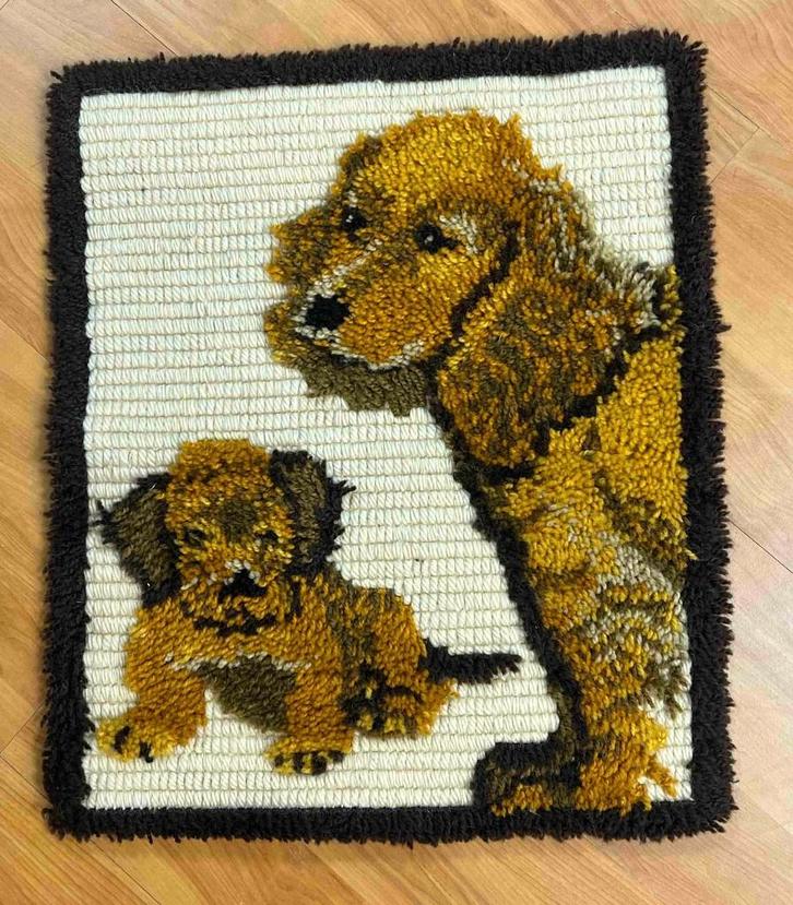 Wandkleed handgemaakt 45/37 cm, Huis en Inrichting, Woonaccessoires | Wanddecoraties, Gebruikt, Ophalen of Verzenden