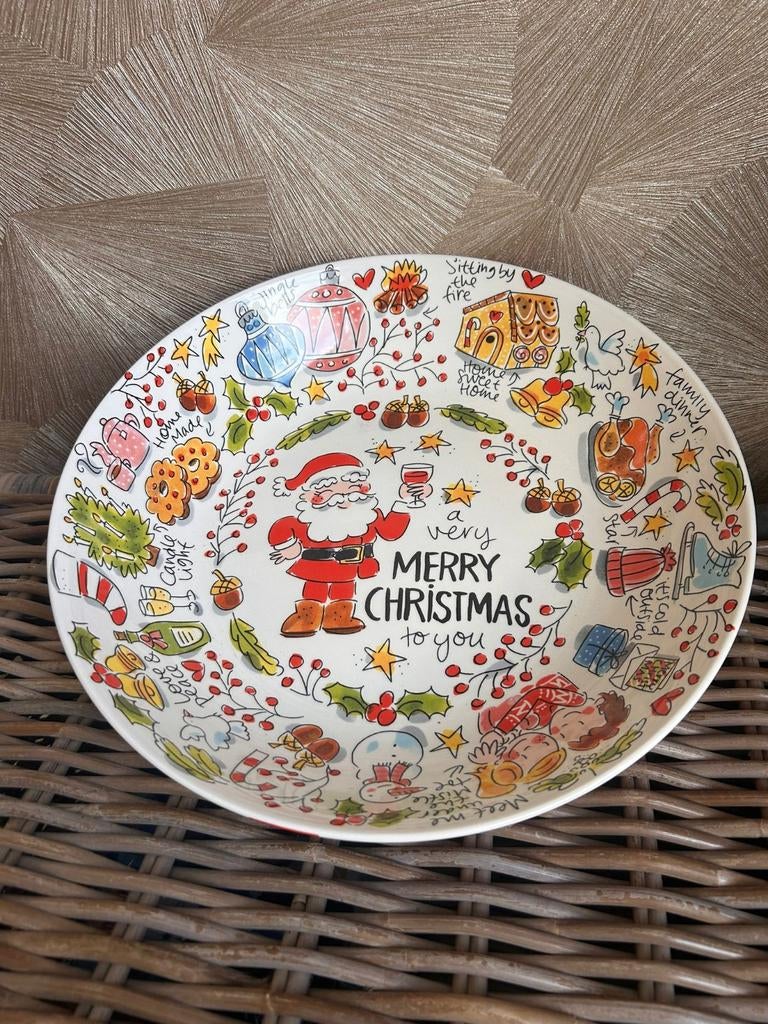 Kerst schaal Blond Amsterdam stijl - Merry Christmas, Ophalen, Nieuw, Blond Amsterdam, Schaal of Schalen