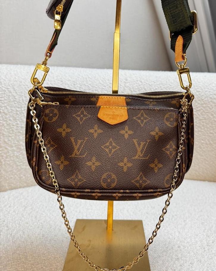Louis Vuitton Tas Multi Pochette Accessoires, Sieraden, Tassen en Uiterlijk, Tassen | Damestassen, Gebruikt, Schoudertasje, Bruin