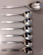 Gero Zilmeta 522 Quickstep eierlepeltjes jamlepel samen voor, Ophalen of Verzenden, Rvs of Chroom