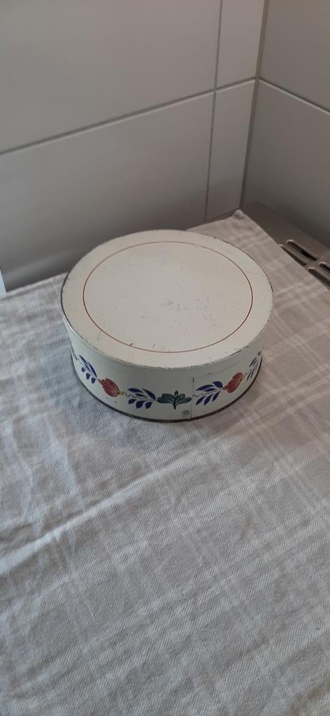 Boerenbont koekjestrommel begin jaren 80, Ophalen of Verzenden