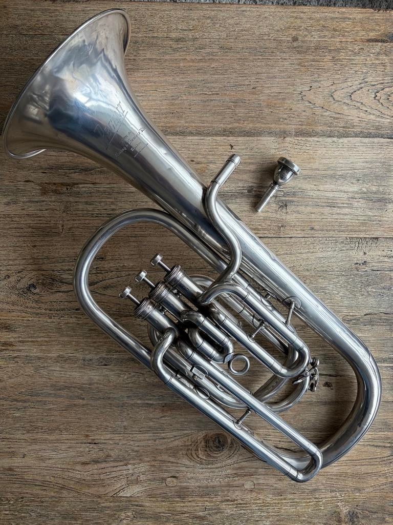 Regent bariton / tenorhorn – Boosey & Hawkes + koffer, Ophalen, Gebruikt, Koperblazer, Met koffer of draagtas