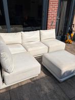 Manutti Loungeset Tuin Leer, Tuin en Terras, Ophalen, Overige materialen, Gebruikt, Hocker