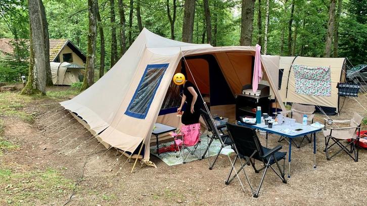 Vrijbuiter Sperwer 6 tent compleet met Accessoires, Caravans en Kamperen, Tenten, tot en met 6, Zo goed als nieuw, Ophalen