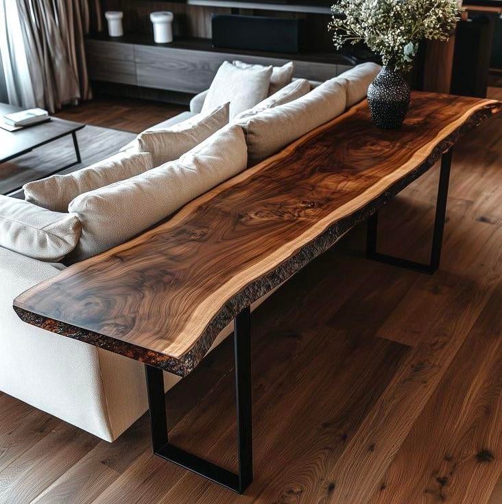 Zelf een unieke sidetable maken kom naar de houtatelier, Huis en Inrichting, Tafels | Sidetables, Ophalen, 100 tot 150 cm, Nieuw