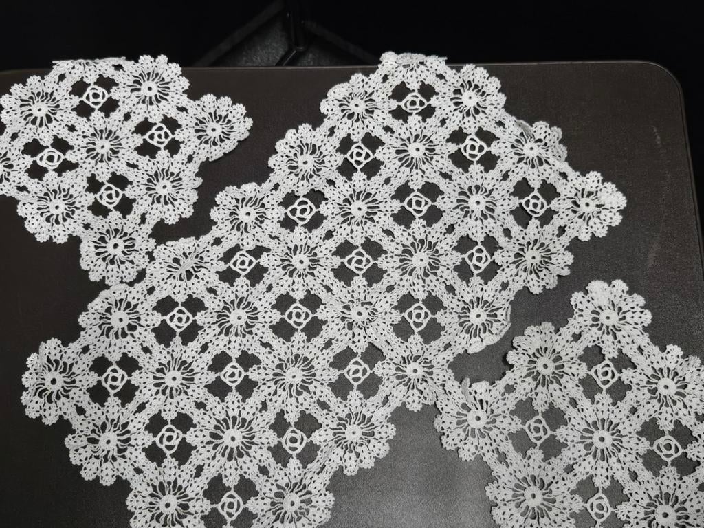 Handgemaakte Vintage Dantel Set - 15-delige Collectie | DIY, Ophalen of Verzenden