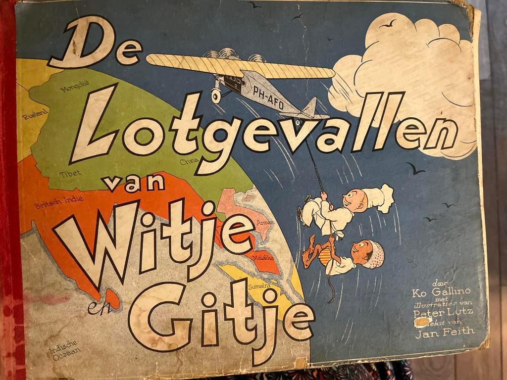 De Lotgevallen van Witje en Gitje - Vintage Stripboek, Boeken, Stripboeken, Eén stripboek, Ophalen of Verzenden, Gelezen