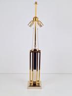 Vintage tafellamp Willy Daro Regency Messing chroom ‘80, N, N, Regency vintage, Ophalen of Verzenden