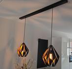 Industriële hanglampen met plafondbalk, Ophalen, Zo goed als nieuw, Metaal, 75 cm of meer