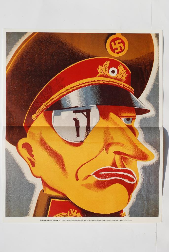 Amerikaanse anti-nazi poster | Heruitgave 1994, Verzamelen, Militaria | Tweede Wereldoorlog, Amerika, Zo goed als nieuw, Verzenden