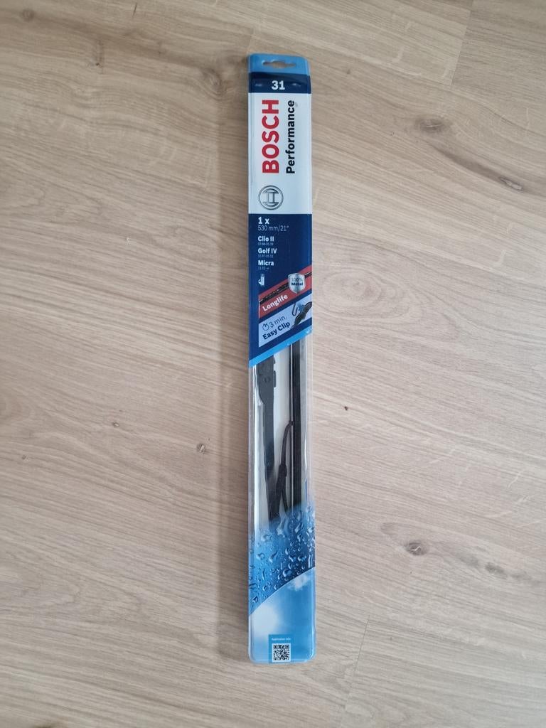 Bosch Performance ruitenwisser 31 Golf 4 Clio 2 Micra, Auto-onderdelen, Ophalen of Verzenden, Nieuw, Renault