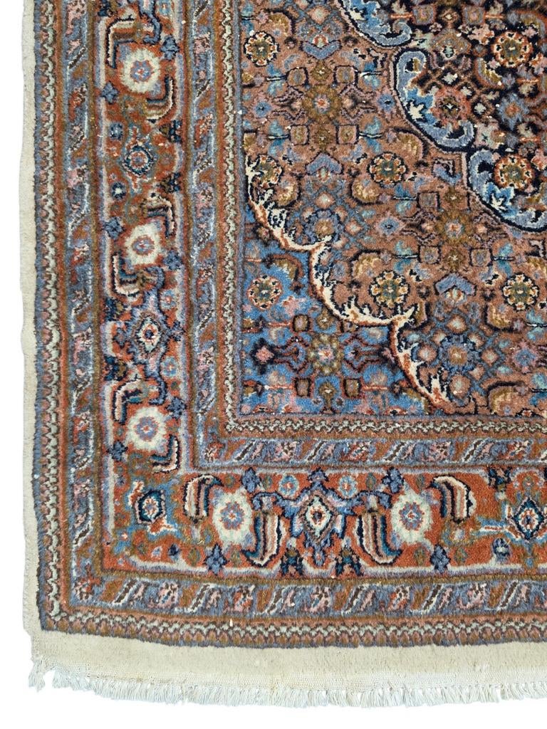 Handgeknoopt oosters wol Bidjar tapijt crème India 165x244cm, Gebruikt, Onbekend@voorbeeld.com, Crème, 150 tot 200 cm