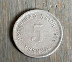 5 Pfennig 1914 Duitsland, Postzegels en Munten, Munten | Europa | Niet-Euromunten, Ophalen of Verzenden, Duitsland, Losse munt