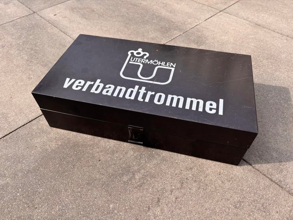 Oude ijzeren Ütermohlen verbandtrommel, Ophalen, Zo goed als nieuw, 50 tot 100 cm, Minder dan 50 cm