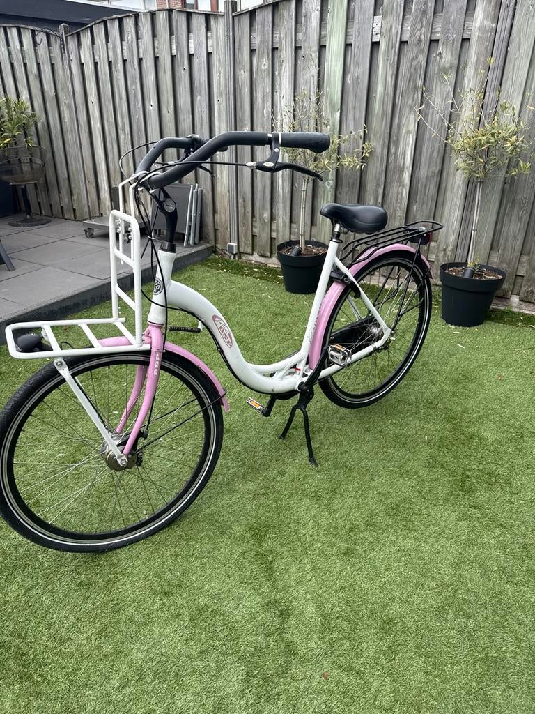 BSP Damesfiets met voordrager, Gebruikt, Velgrem, 50 tot 53 cm, Ophalen