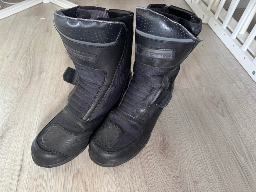 Held motorlaarzen zwart Gore-Tex maat 45 - vrijwel nieuw, Ophalen of Verzenden, Tweedehands, Heren, Laarzen