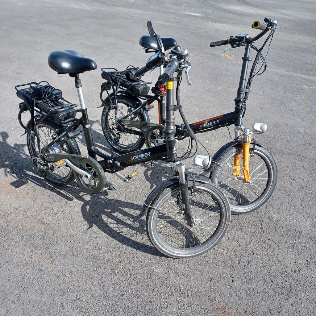 2 nette elektrische  vouwfietsen  Lacros Scamper, Fietsen en Brommers, Elektrische fietsen, Ophalen, Gebruikt, Overige merken