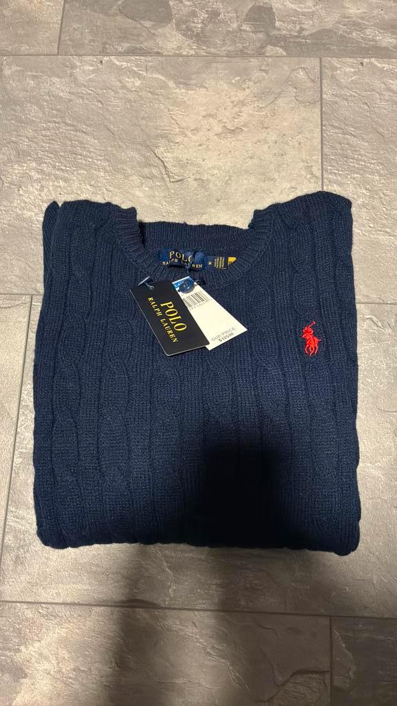 Ralph Lauren sweater, Kleding | Heren, Truien en Vesten, Zo goed als nieuw, Maat 48/50 (M), Blauw, Ophalen