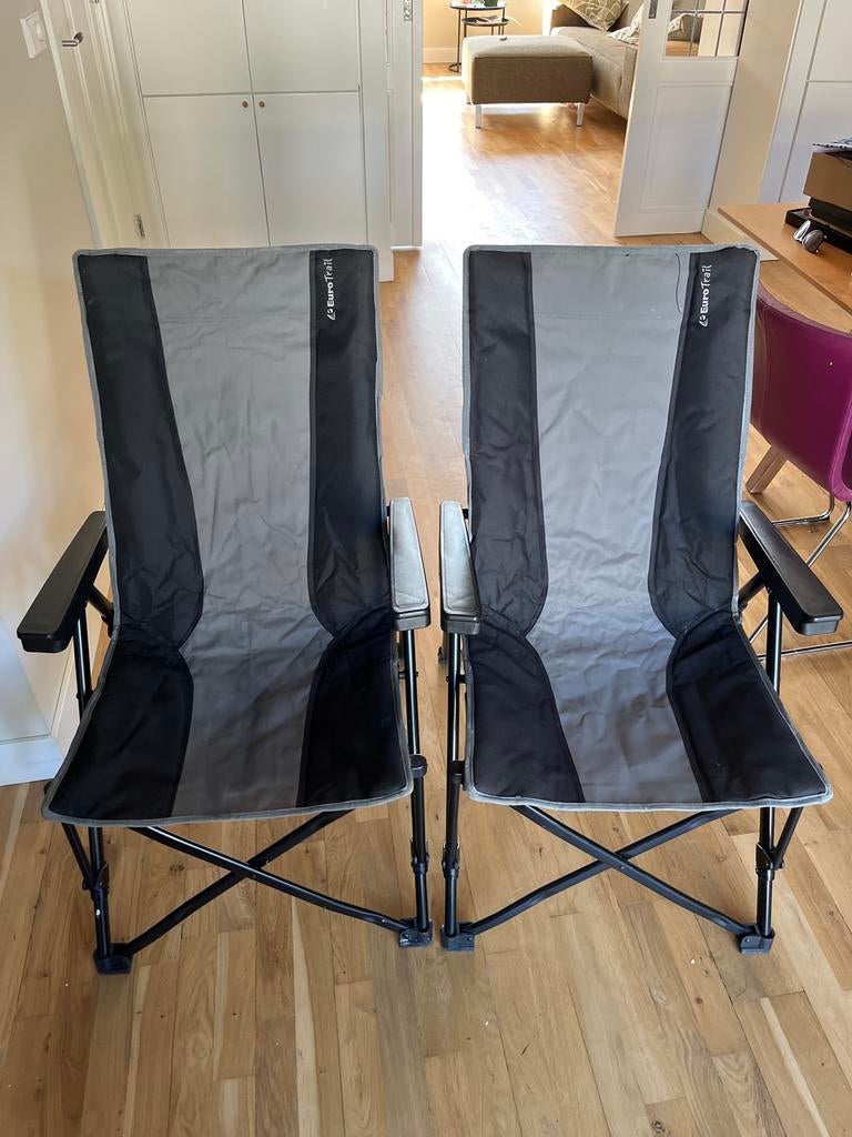 Euro Trail Campingstoel - Inklapbaar met hoes, Ophalen, Gebruikt, Campingstoel