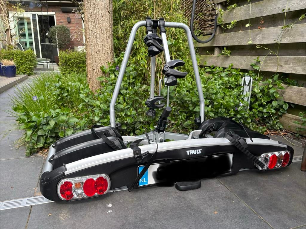 Thule Euroclassic 929 fietsendrager voor 3 fietsen, Ophalen, 3 fietsen of meer, Gebruikt, Trekhaakdrager