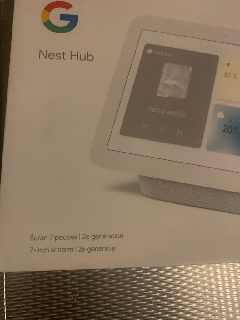 Google Nest Hub (2e generatie) - Smart Display, Ophalen of Verzenden, Zo goed als nieuw, Zonder harde schijf