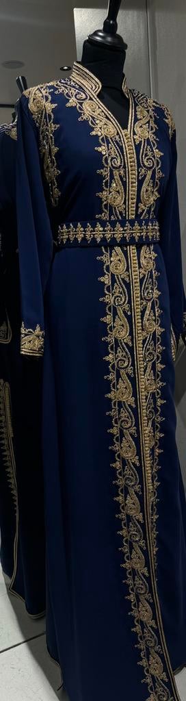 Takshita Takchita Donkerblauw, Kleding | Dames, Gelegenheidskleding, Maat 38/40 (M), Overige typen, Blauw, Ophalen of Verzenden