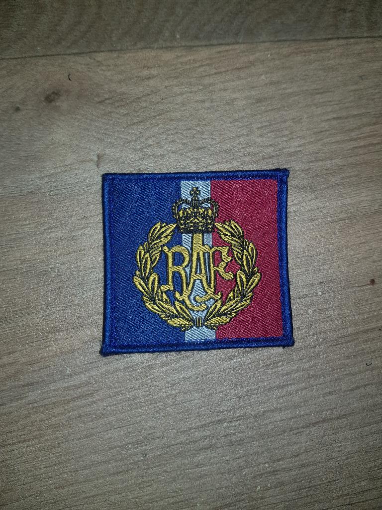 RAF Royal Air Force DZ Flash Embleem Patch Regiment, Ophalen of Verzenden, Landmacht, Nederland, Embleem of Badge