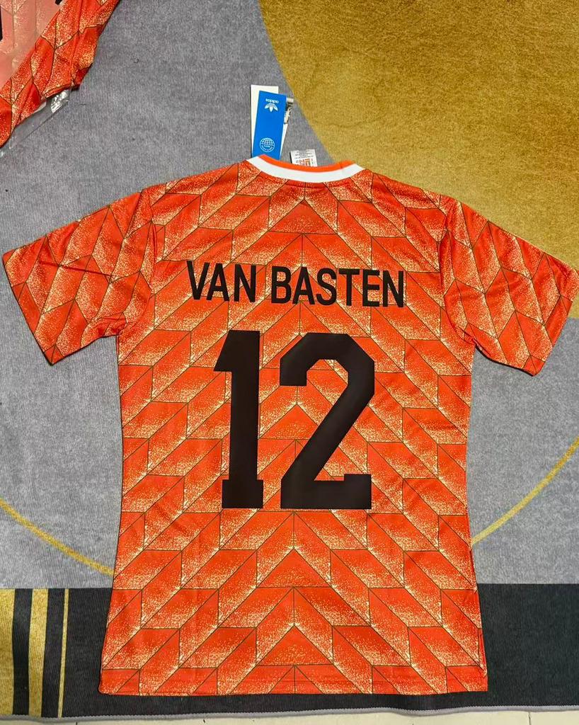 Nederland 1988 Van Basten 12 Thuisshirt Maat M, Sport en Fitness, Voetbal, Maat M, Ophalen of Verzenden, Zo goed als nieuw, Shirt