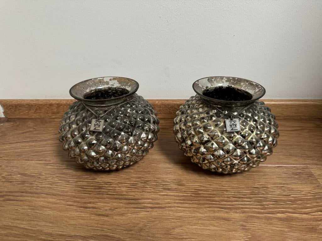 2x Rivièra Maison Precious pumpkin windlicht maat M, Ophalen of Verzenden, Gebruikt