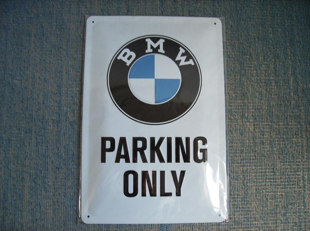 BMW, BORD PARKING ONLY, NIEUW IN VERPAKKING, Ophalen of Verzenden, Nieuw, Auto's