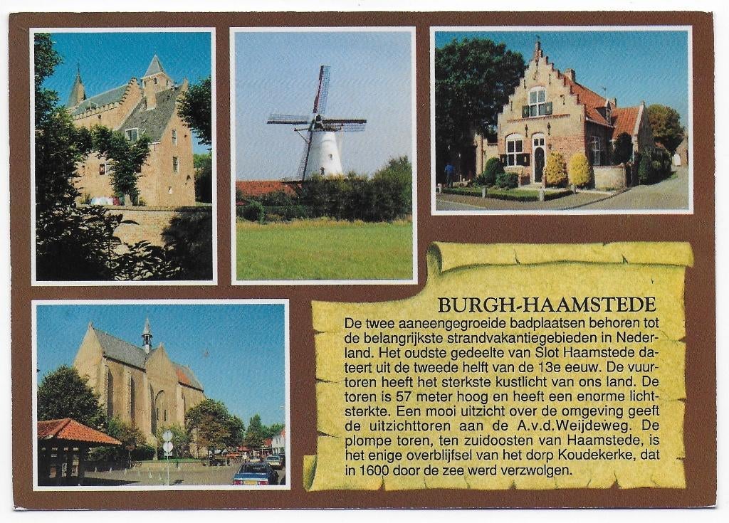 Burgh Haamstede Gelopen Ansichtkaart ( B6003 ), Verzenden, Voor 1920, Gelopen
