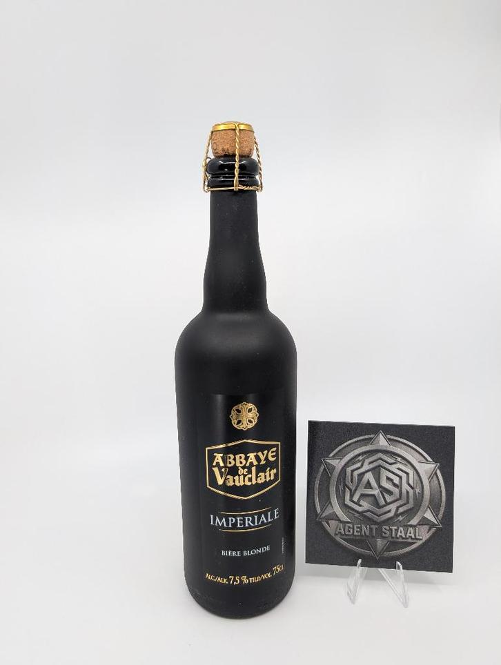 Keldergerijpt - Abbaye De Vauclair Imperiale Blond 2020 #B16, Verzamelen, Biermerken, Nieuw, Flesje(s), Overige merken, Ophalen of Verzenden