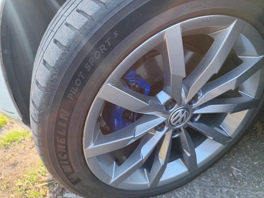 Michelin Pilot Sport 5, 4.5-5mm, 4 banden, 245/45 R18 100Y, Ophalen, Gebruikt, Overige automerken