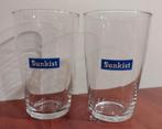 Vintage Sunkist Limonade Glaasjes 16cl Jaren ‘70. (A1), Ophalen of Verzenden, Zo goed als nieuw, Frisdrankglas