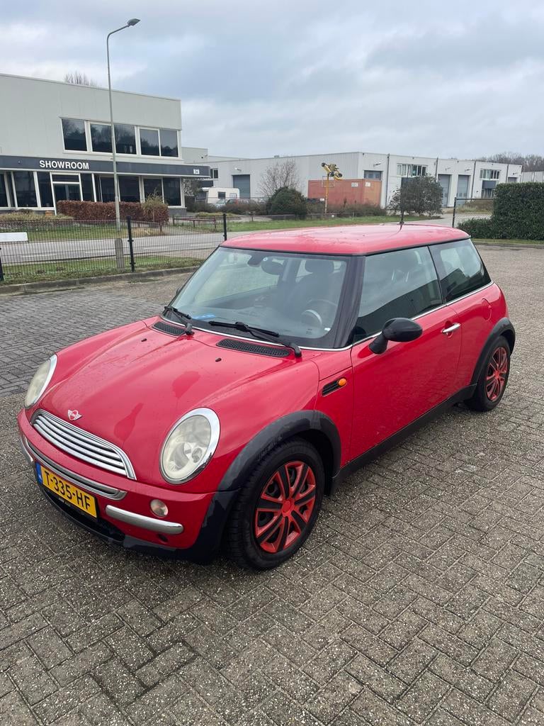Mini 2003 Rood, Auto's, Zwart, 4 stoelen, Particulier, 500 kg