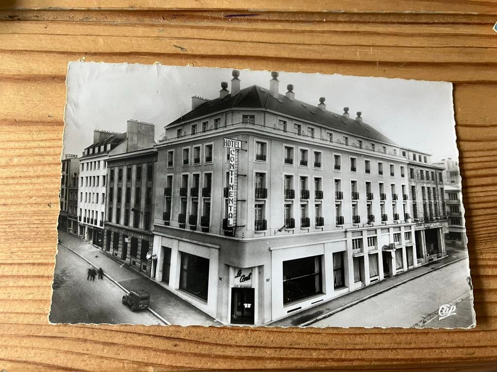 Ansichtkaart Brest Frankrijk, hotel continental, Ophalen of Verzenden, Frankrijk