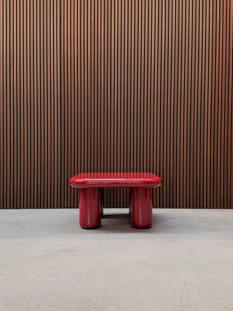 Mogg Bilbao salontafel - rood, Antiek en Kunst, Antiek | Meubels | Stoelen en Banken, Ophalen of Verzenden