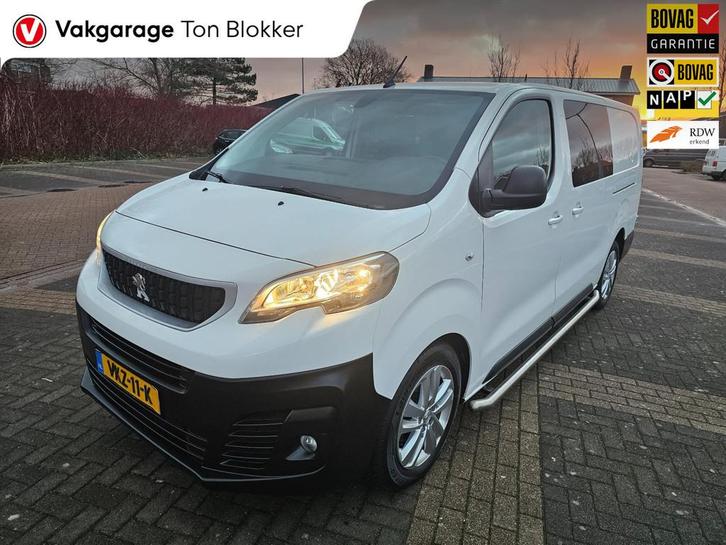 Peugeot Expert 2.0 BlueHDI 120 Long Premium DC | 2 Schuifdeu, Auto's, Bestelauto's, Bedrijf, Te koop, ABS, Airbags, Airconditioning