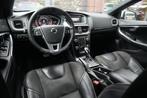 Volvo V40 2.0 T4 Business Sport R Design Stoelverw. Leer/Alc, Gebruikt, Euro 6, Startonderbreker, Zwart