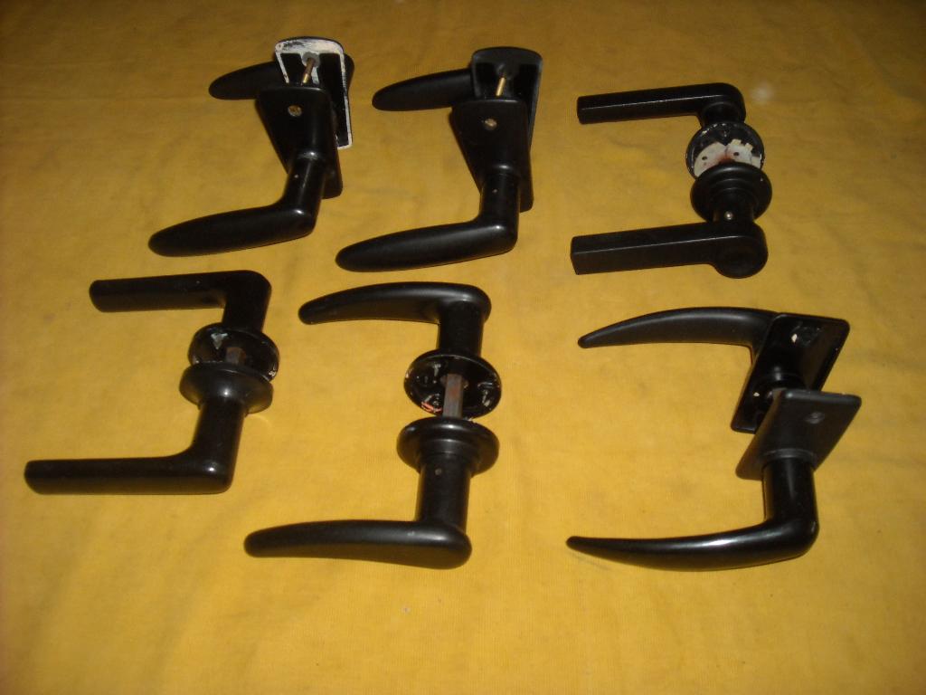 bakelieten deurklinken deurkrukken klink kruk jaren 50 oude, Ophalen of Verzenden