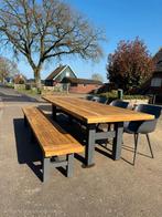 Hartman Yasmani X Sophie dining tuinset, Ophalen, Gebruikt, Bank, Teakhout